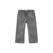 MANGO KIDS Kavbojke siva/črna