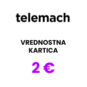 Telemach vrednostna kartica 2 EUR