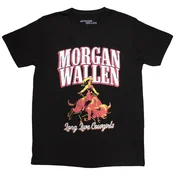 Morgan Wallen Long Live Cowgirls Black M Majica