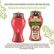 Elektronska sveča Vestina Classic 75 dni