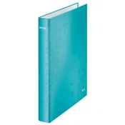 Leitz Štirikotni mape WOW - A4, laminiran karton, hrbtišče 4,0 cm, ledeno modra
