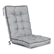 shumee Vrtna blazina za stol z visoko stranico z obrobo 50x50x80 cm temno siva