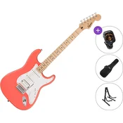 Fender Squier Sonic Stratocaster HSS MN SET Tahitian Coral Električna kitara