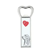 Artdog Basset Hound - odpirač za steklenice s psom, personaliziran odpirač za hladilnik, unikatno darilo za moškega by Art-Dog