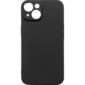 mobilNET silikonski ovitek za iPhone 14, črn, vlakno