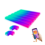 Brilo - LED RGBIC Zatemnitvena magnetna svetlobna tirnica Smart LED/24W/230V Wi-Fi Tuya