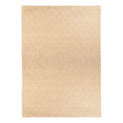 Black Friday sale Krem obojestranska zunanja preproga iz reciklirane plastike Green Decore Solitaire, 90x150 cm,