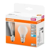 OSRAM Classic A LED sijalka E27 7,5W 4.000K mat 2 enoti