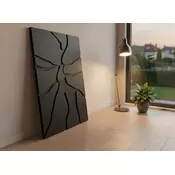 Wallity Dekorativna uramljena slika, 45x68cm, Crna