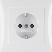 Berker Berker SCHUKO vtičnica pws/gl 47228989, (20888225)