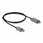Delock Aktív DisplayPort 1.4, HDMI kabel 4K 60 Hz (HDR) 1 m