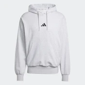 ADIDAS SPORTSWEAR Športna majica FEELCOZY svetlo siva/črna