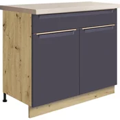 Spodnja dvovratna omarica Glamour Gla 7D 90 - modra