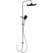 Tuš garnitura iz nerjavečega jekla v sijajno srebrni barvi 120 cm Soft Water – Wenko