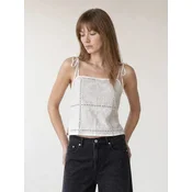 ARMIE Top The Apple Cropped Square Neck Top bela