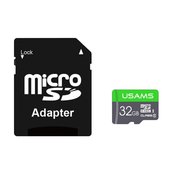 Micro SDXC memorijska kartica Usams Class 10 UHS-I 40MB/s - 32GB i SD adapter