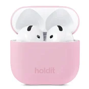 Kucište Holdit - Silicone, AirPods 4, ružicasto