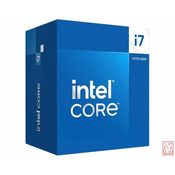 Intel Core i7-14700, 1.50GHz/5.40GHz turbo, 20 cores (28 Threads), 33MB Smart cache, 28MB L2 cache, Intel UHD Graphics 770
