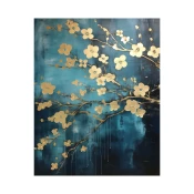 Canvas Slika na platnu Cvetni odsjaj, 80 x 100 cm