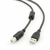 USB 2.0 kabel AM-BM 4,5 m Feritno crni