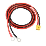 YUNIQUE GREEN-CLEAN XT60 A O Obročni terminalski kabel, XT60 ženski O obročni konektorski kabel, z 1Mt 12AWG silikonsko žico, za RC Lipo Baterija FPV Drone Racing (1Mt)