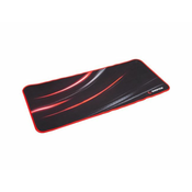 Rampage podloga za miš - 300272 (300x700x3 mm; crna-crvena, crveni šav) 24233
