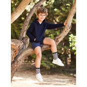 Navy blue childrens hoodie Fruit of the Loom