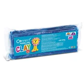 Plastelin 550g plus plastični nož connect modri
