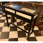 Casa Padrino country style shop display case black/white 110 cm