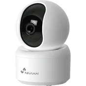 Nivian WLAN notranja kamera 360° SuperHD 2K, nočno sn., dvosmerni avdio, zazn. ljudi
