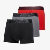 Bokserji Under Armour M Performance Cotton 3in 3-Pack Grey S