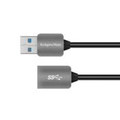 slomart Kabel USB 3.0 vtič-vtičnica 1m Kruger&Matz (raven)