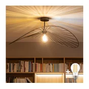 Brilagi - LED plafonski luster CERIA WIRE 1xE27/60W/230V 60x80 cm crna/bronza