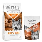 12 kg suhe hrane Wolf of Wilderness + Snack gratis! - Soft - Wide Acres - piščanec + Wide Acres - piščanec (monoprotein)