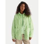Roxy Srajca Kick Back Washed Cord ERJWT03697 Zelena Regular Fit