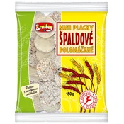 Smiley Mini pirine palačinke, napol prelite z belo glazuro 150 g