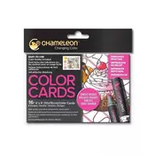 Kartice za barvanje - Sweet Treats / set 16 kos. (Chameleon)
