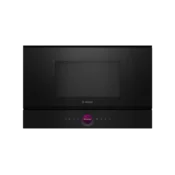 Bosch BER7321B1 Ugradna mikrotalasna rerna, 10 automatskih programa, 900W, Ekran na dodir, Crna