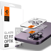 Spigen OPTIK.TR EZ FIT ZAŠČITA KAMERE 2-kosa za iPhone 14 PRO / 14 PRO MAX / 15 PRO / 15 PRO MAX ČRNA