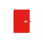 ALICANTE Notes sa magnetnim preklopom A5 Crvena