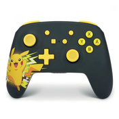 PowerA NSGP0016-01 igraći upravljač Crno, Žuto Bluetooth Podloga za igre Analogno Nintendo Switch, Nintendo Switch Lite, Nintendo Switch OLED