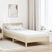 vidaXL Vzmetnice Bela 90 x 200 cm 100% poliester