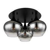 Globo 15548-3D - Nadgradni lestenec MAXY 3xE27/40W/230V črna