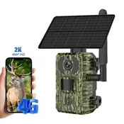 Secutek 4G 2K lovska kamera H10 s solarnim panelom