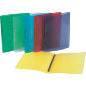 Spajalica s petljama, 4 petlje, 25 mm, A4, PP, VIQUEL Propyglass, miješane boje 020983-08