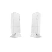 MikroTik  Wireless Wire (Pair of preconfigured wAPG-60ad devices for 60Ghz link (Phase array 60 degree 60GHz antennas, 802.11ad wireless, four core 716MHz CPU, 256MB RAM, 1x Gigabit LAN, RouterOS L3, P (RBwAPG-60adkit)