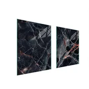 shumee STEKLENA ZAŠČITNA PLOŠČA ZA ŠTEDILNIK 85x52 MARMOR