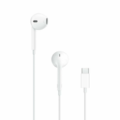 Apple EarPods (USB-C), Žičano, Pozivi/glazba, Slušalice, Bijelo