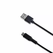 CELLY Kabl USB A na USB tip C 1m (Crna)