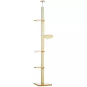 Homestar Mačje drevo stropna višina nastavljiva 40x40x230-250 cm rjava